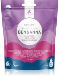 BEN&ANNA Natural Hand Soap Săpun lichid pentru mâini tablete Purple Sky 55 g