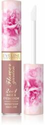 Eveline Cosmetics Flower Garden lichid fard ochi 2 in 1 culoare 01 6, 5 ml