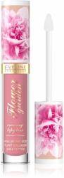 Eveline Cosmetics Flower Garden кремообразен гланц за устни с хиалуронова киселина цвят 01 Delicate Rose 4.5ml