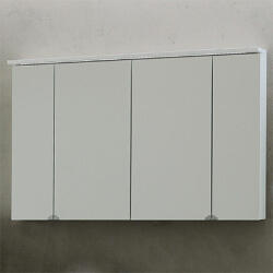 Kolpa San Felső szekrény, Kolpa San Nayra TO 110-LED matt fehér tükrös szekrény