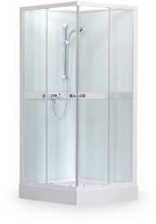 Roltechnik Zuhanykabin, Roltechnik SIMPLE SQUARE 800x800 hátfallal és zuhanytálcával - zuhanykabin