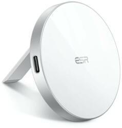 ESR - Wireless Charger HaloLock - MagSafe Compatible, with Kickstand - White (KF2313300) - vexio