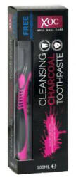 Xpel Marketing Charcoal pastă de dinți de albire cu cărbune activ 100 ml + periuță de dinți
