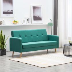 vidaXL Canapea din material textil verde (247036) Canapea