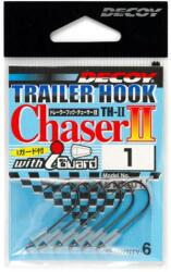 Decoy Carlige DECOY Trailer Hook Chaser TH-2 Nr. 2/0, 6buc/plic (816325)