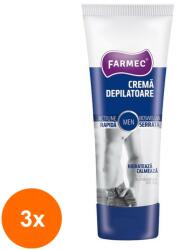 Farmec Set 3 x Crema Depilatoare Farmec, pentru Barbati, cu Extract de Boswellia Serrata, 150 ml (ROC-3xMAG1011186TS)
