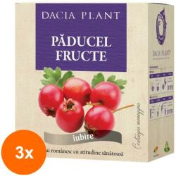 DACIA PLANT Set 3 x Ceai de Paducel Fructe, 50 g, Dacia Plant