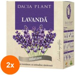 DACIA PLANT Set 2 x Ceai de Lavanda, 50 g, Dacia Plant