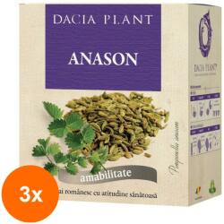 DACIA PLANT Set 3 x Ceai de Anason, 50 g, Dacia Plant