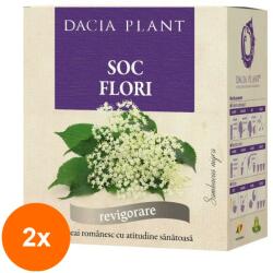 DACIA PLANT Set 2 x Ceai de Soc, 50 g, Dacia Plant