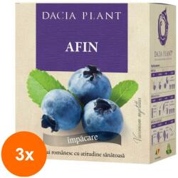 DACIA PLANT Set 3 x Ceai de Afin, 50 g, Dacia Plant
