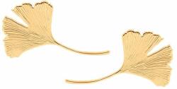 Lilou Позлатени обици Lilou Ginko (138/40/KOL)