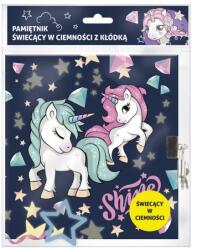 Derform Unikornis kulcsos napló 15 x 17 cm - Shine (PSCKJR14)