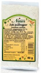  Natura zab pudingpor vaníliás - 40g - egeszsegpatika