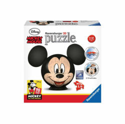 Ravensburger Puzzle 3D Mickey Mouse, 72 Piese (RVS3D11761) - ejuniorul