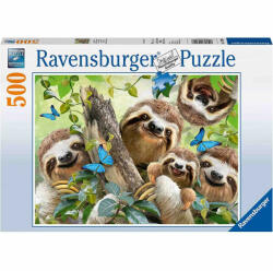 Ravensburger Puzzle Lenesi Zambitori, 500 Piese (RVSPA14790) - ejuniorul Puzzle