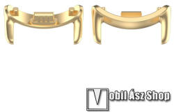 Okosóra fém csatlakozó adapter - 2db / 1pár - ARANY - bármilyen 14mm-es teleszkópos szíjjal használható - Xiaomi Smart Band 8, 8 NFC, 9, 9 NFC