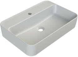 CeraStyle HERA - PULTRA ültethető - Top Counter - porcelán mosdó - MATT FEHÉR - 60 x 42 cm (OC017H71U043Y01102) - globalvivamarket