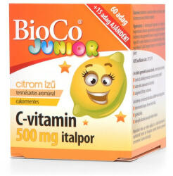 BioCo C-vitamin JUNIOR 500 mg italpor 75adag