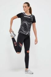 Labellamafia edzős legging Essentials fekete, nyomott mintás - fekete S - answear - 27 990 Ft