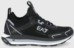 EA7 Emporio Armani cipő fekete, lapos talpú - fekete Férfi 42 2/3 - answear - 63 990 Ft