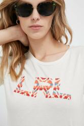 Lauren Ralph Lauren t-shirt női, bézs - bézs L - answear - 36 990 Ft