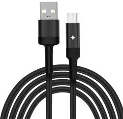 Yesido Cablu de Date USB Micro-USB, 2.4A, 1.2m - Yesido (CA-28) - Black (KF235168) - vexio
