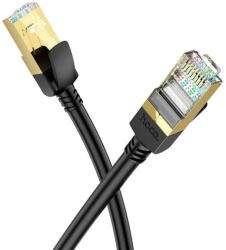 hoco. Cablu de Internet RJ45 la RJ45 1Gbps, 3m - Hoco Level (US02) - Black (KF239330) - vexio