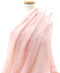 Butterfly Fashion Butterfly rózsaarany pöttyös rózsaszín női sál (BU10-D01-PNK_12C)