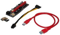 Makki Екстендър Makki MAKKI-SR139-270, от PCIe x1(м) към PCIe x16(ж) през USB (MAKKI-SR139-270)