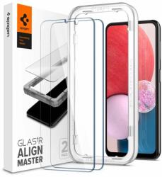Spigen AlignMaster Glas. tR Tempered Samsung Galaxy A13 5G Kijelzővédő fólia (2db) (AGL04280)