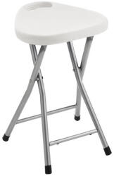 Aqualine Ülőke, AQUALINE WHITE LINE termoplast/ acél, fehér: CO75