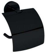 BISK Wc papír tartó, BEMETA DARK WC-papírtartó fedéllel : 104112010 Sapho