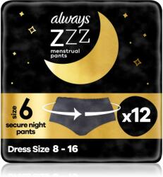  Always Secure Night Pants menstruációs női alsó 12 db
