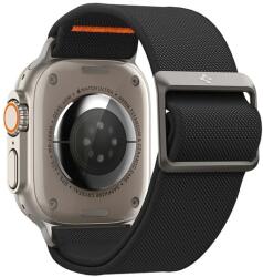 Spigen AMP05983 Lite Fit Ultra Apple Watch (49/45/44/42mm) fekete szövet szíj (AMP05983)