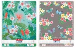 Herlitz Caiet A4 cu spira simpla, 80 file, mix patratele, Ladylike, asortat, Herlitz HZ50044238