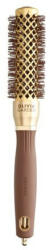 Olivia Garden Perie profesionala de par 15mm Expert Blowout Shine Wavy Bristles Gold&Brown (5414343020468)