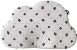  Zopa párna babáknak - laposfejűség elleni memóriahabos ergonomikus Felhő alakú Pink stars - babycenter-online