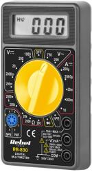 Rebel Tools Multimetru universal RB-830 Rebel, 9 V, polarizare automata (MIE-RB-830)