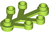 LEGO® 2423c34 - LEGO lime növény-ág 4x3 méretű - 4 db/csomag (2423c34)