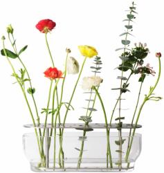 Fritz Hansen Ваза IKEBANA 33 см, сребриста, стъкло, Fritz Hansen (FH840148)