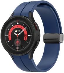 Cellect Samsung Watch 4/5 mágneses szil óraszíj, 20mm, S. Kék - fortunagsm