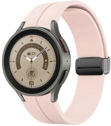 Cellect Samsung Watch 4/5 mágneses szil óraszíj, 20mm, Pink - fortunagsm