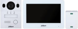 Dahua Kit videointerfon hibrid 2 fire si wireless, camera 2MP, montaj incastrat - Dahua KTX01(F) (KTX01(F))