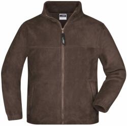 James & Nicholson (Daiber) Gyerek fleece felső JN044k - Barna | S (1-JN044K-101587)