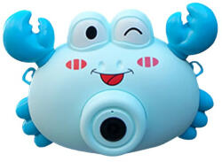 Song Ye Toys Factory Buborékfújó kamera nyakbaakasztóval rák alakú - kék (90331)