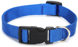 Nobleza Kék egyszínű textil nyakörv (Sz2.5 cm x H40-60 cm) (061112_K)