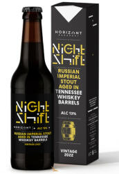 Horizont Night Shift Vintage 2022 / Russian Imperial Stout Tennessee whiskey BA /hordóérlelt/ (0, 33L) (13%)