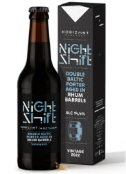 Horizont Night Shift Vintage 2022 / Double Baltic Porter rhumos /hordóérlelt/ (0, 33L) (14, 4%)