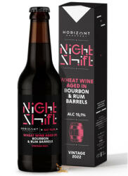 Horizont Night Shift Vintage 2022 / Wheat Wine bourbon és rumos /hordóérlelt/ (0, 33L) (15, 1%)